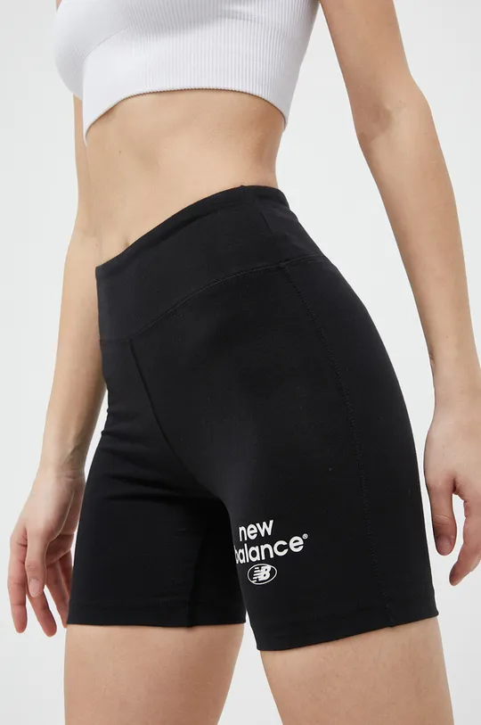 nero New Balance pantaloncini Donna