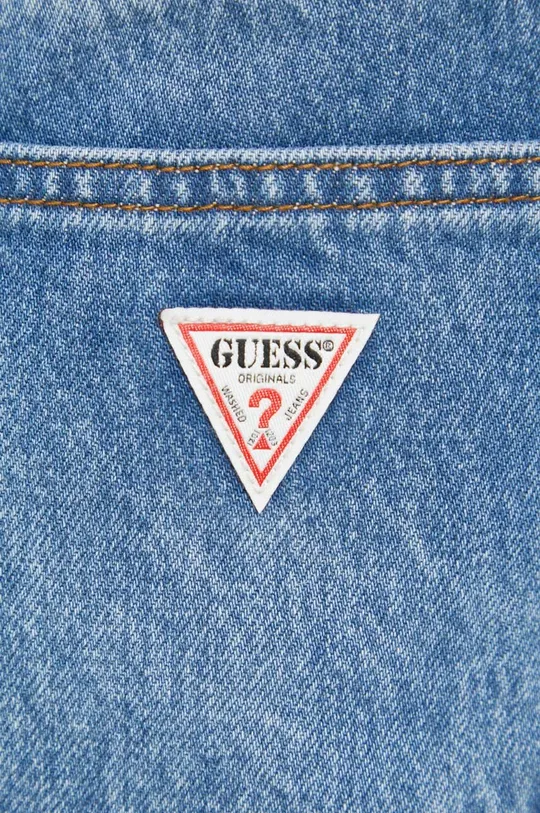 modrá Rifľové krátke nohavice Guess Originals