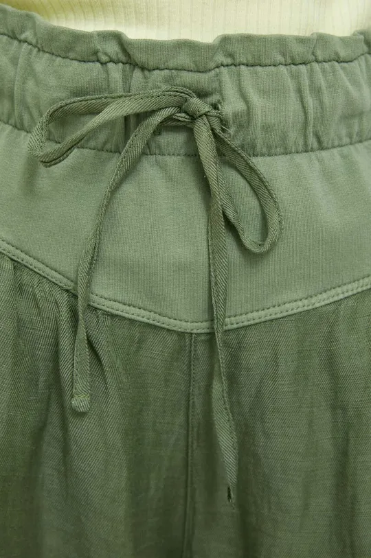 Kratke hlače iz mešanice lana Deha Ženski
