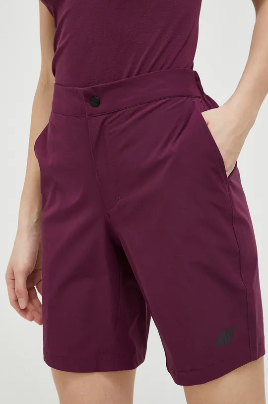 ljubičasta Kratke outdoor hlače 4F Ženski