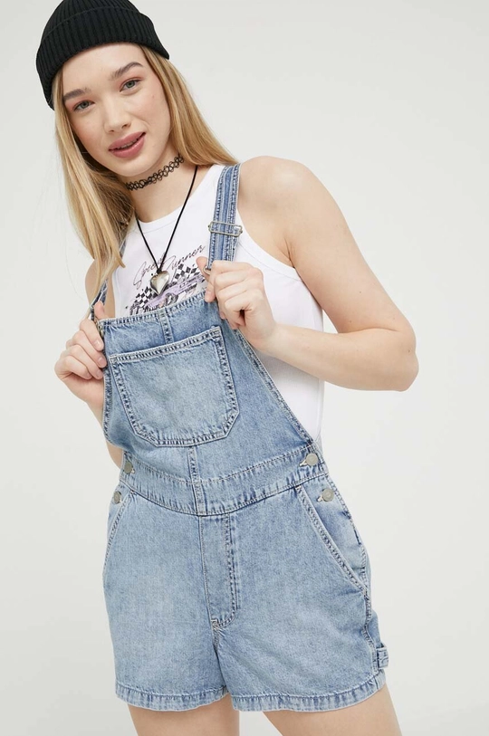 kék Hollister Co. kantáros farmernadrág Női