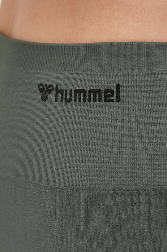 zielony Hummel szorty treningowe hmlTIF SEAMLESS SHORTS