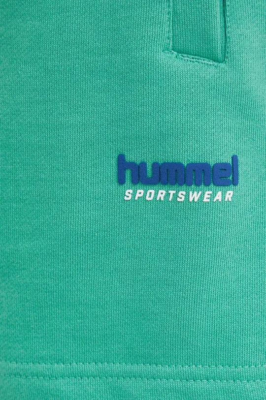 zielony Hummel szorty bawełniane hmlLGC SHAI SHORTS