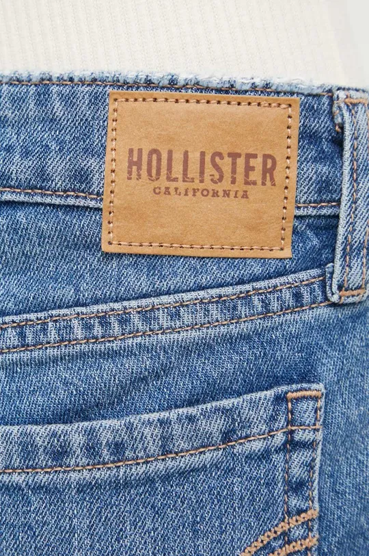 σκούρο μπλε Τζιν σορτς Hollister Co.