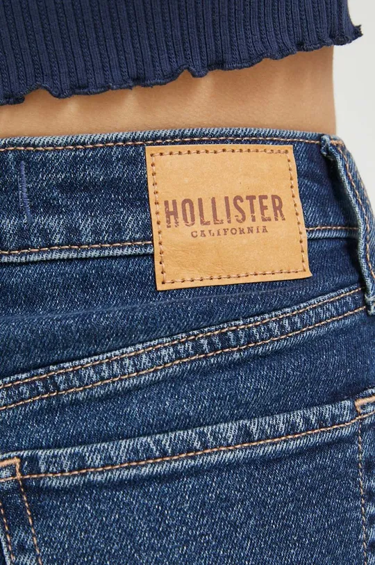 mornarsko modra Jeans kratke hlače Hollister Co.