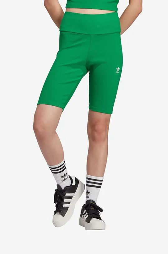 зелёный Шорты adidas Originals Женский