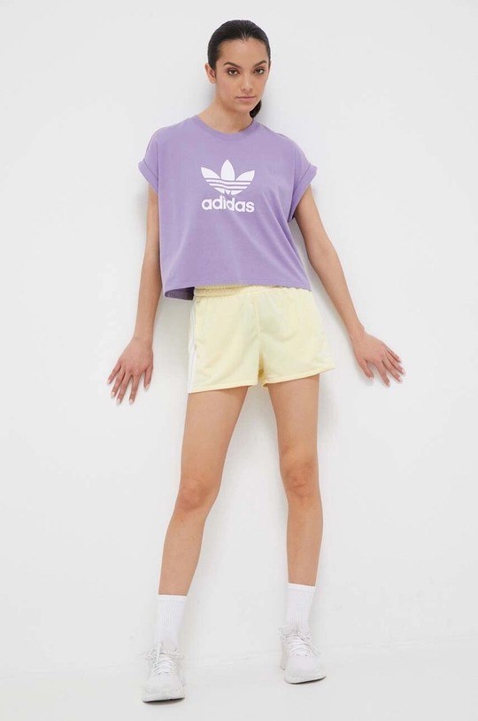 Σορτς adidas Originals IB7425 κίτρινο SS23