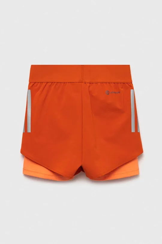 Otroške kratke hlače adidas G RUN 2in1 SHO oranžna