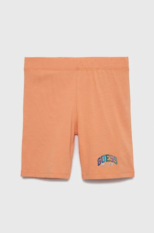 помаранчевий Дитячі шорти Guess Для дівчаток