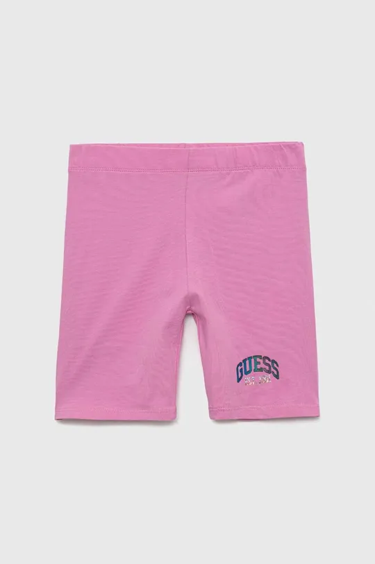 фіолетовий Дитячі шорти Guess Для дівчаток