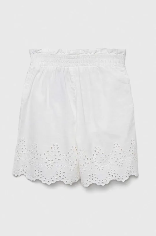 білий Дитячі лляні шорти Guess Для дівчаток