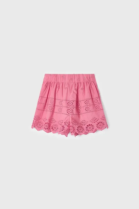 Detské bavlnené šortky Mayoral ružová