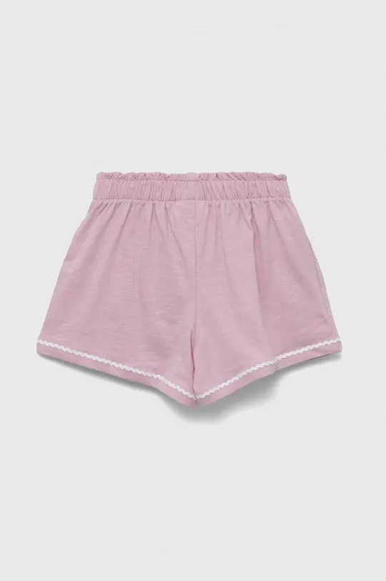 Kratke hlače za dojenčka United Colors of Benetton roza