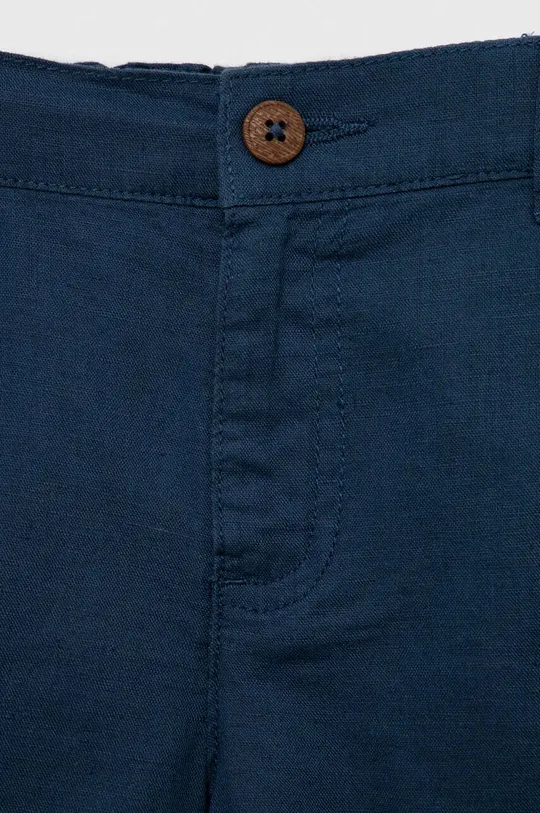 Dječje lanene kratke hlače United Colors of Benetton  55% Lan, 45% Pamuk