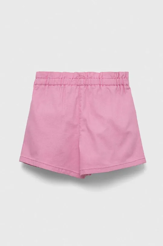 Otroške kratke hlače iz jeansa United Colors of Benetton roza