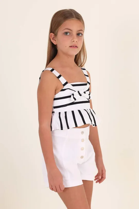 білий Дитячі шорти Mayoral Для дівчаток