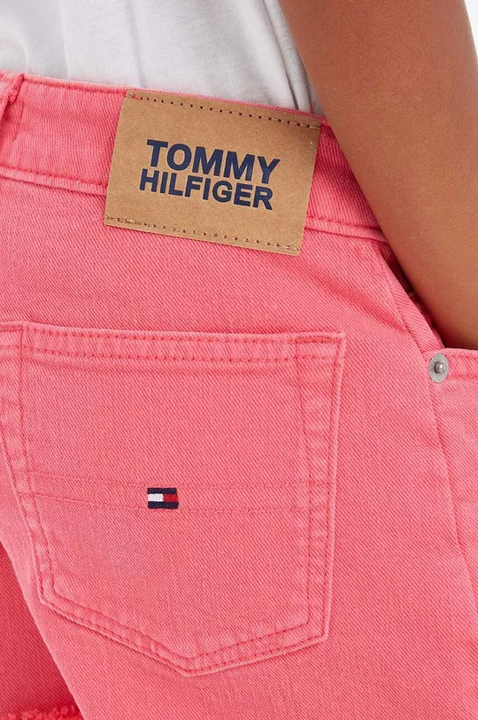 Dječje traper kratke hlače Tommy Hilfiger Za djevojčice