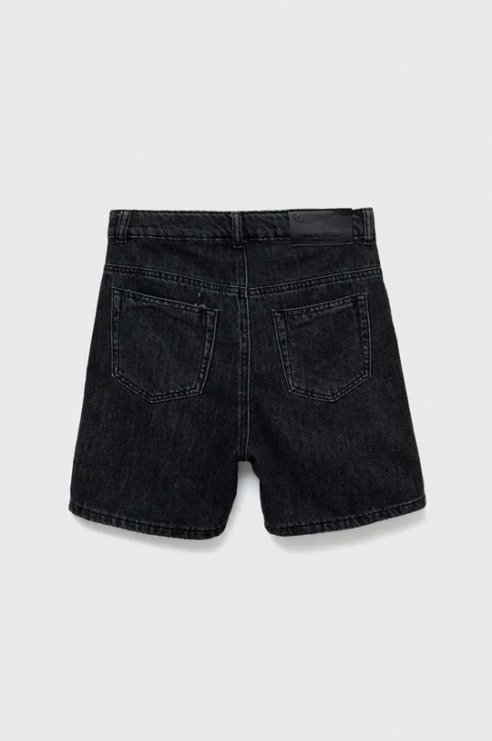 Detské rifľové krátke nohavice Birba&Trybeyond čierna