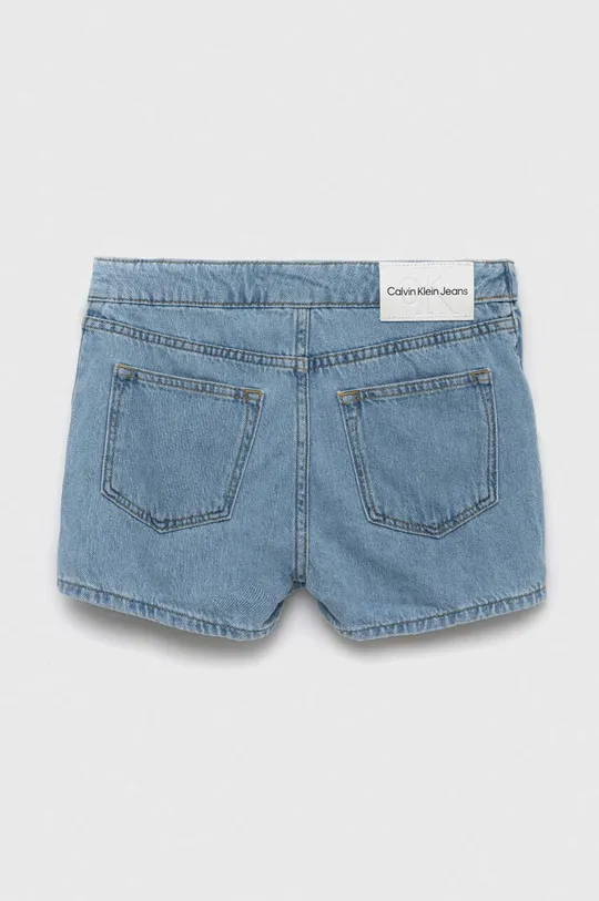 Otroške kratke hlače iz jeansa Calvin Klein Jeans modra