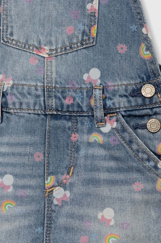 GAP ogrodniczki jeansowe dziecięce x Disney 100 % Bawełna