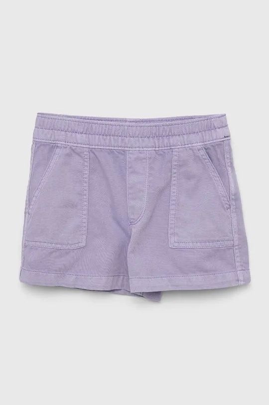 fialová Detské rifľové krátke nohavice GAP Dievčenský