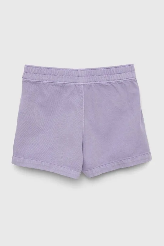 Detské rifľové krátke nohavice GAP fialová