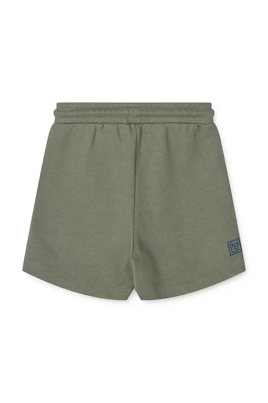 Otroške bombažne kratke hlače Liewood zelena