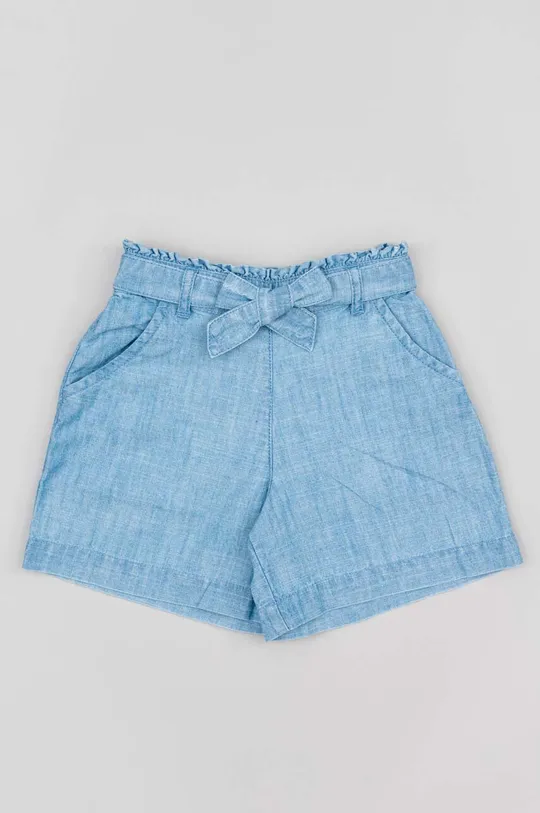 modra Otroške bombažne kratke hlače zippy Dekliški