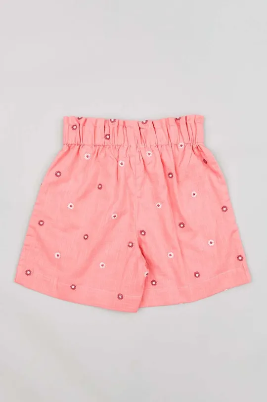 Otroške bombažne kratke hlače zippy oranžna
