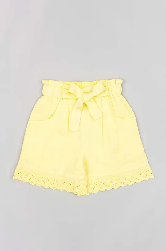 žltá Detské krátke nohavice zippy Dievčenský