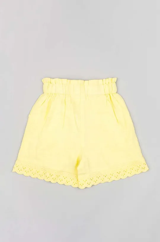 Otroške kratke hlače zippy rumena