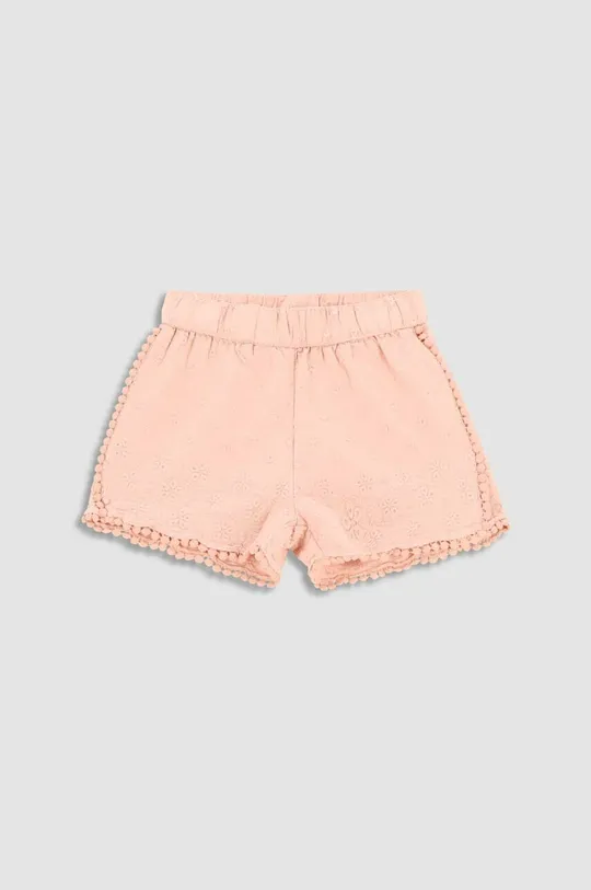 roza Dječje pamučne kratke hlače Coccodrillo Za djevojčice