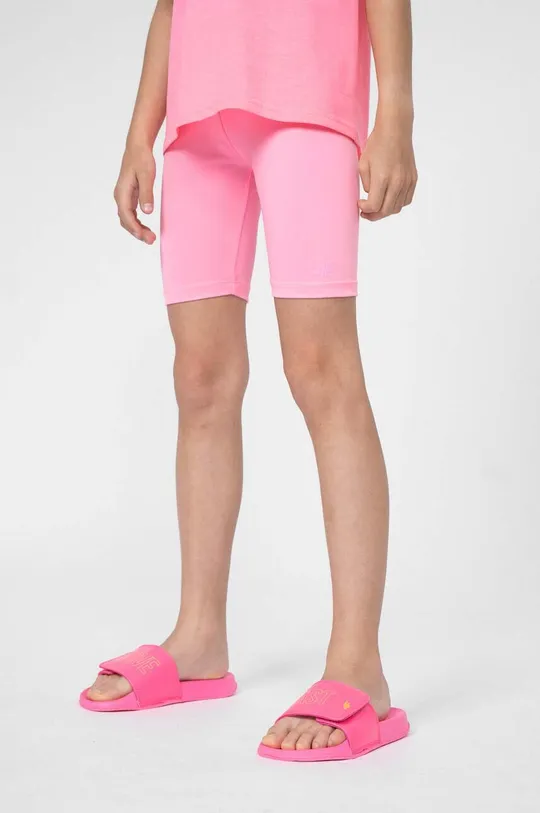 ružová Detské krátke nohavice 4F F051