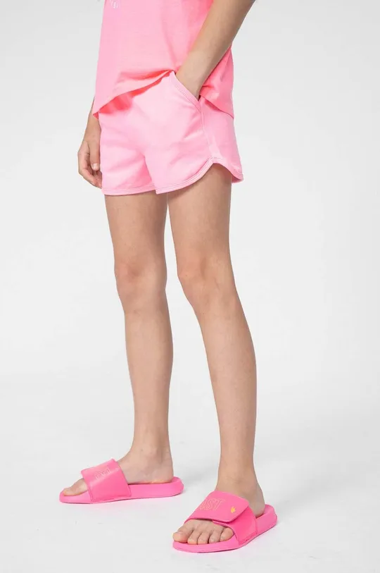 розовый Детские хлопковые шорты 4F