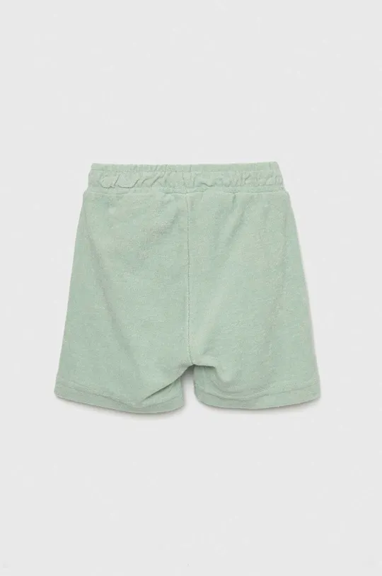 Otroške bombažne kratke hlače Fila zelena