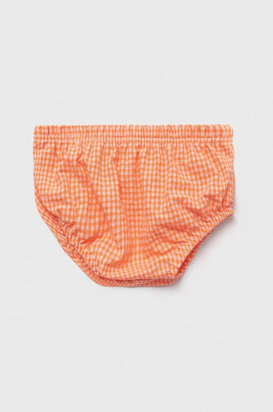 narančasta Kratke pamučne hlače za bebe Jamiks Dječji