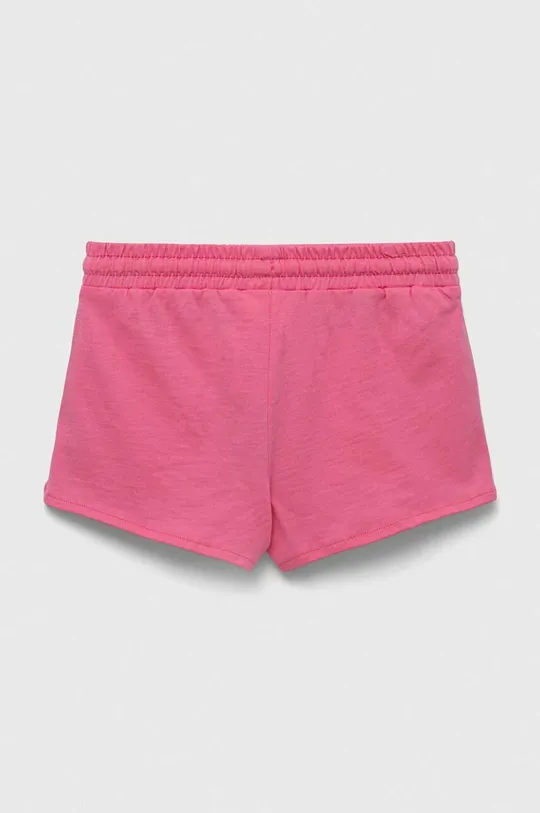 Dječje pamučne kratke hlače United Colors of Benetton roza