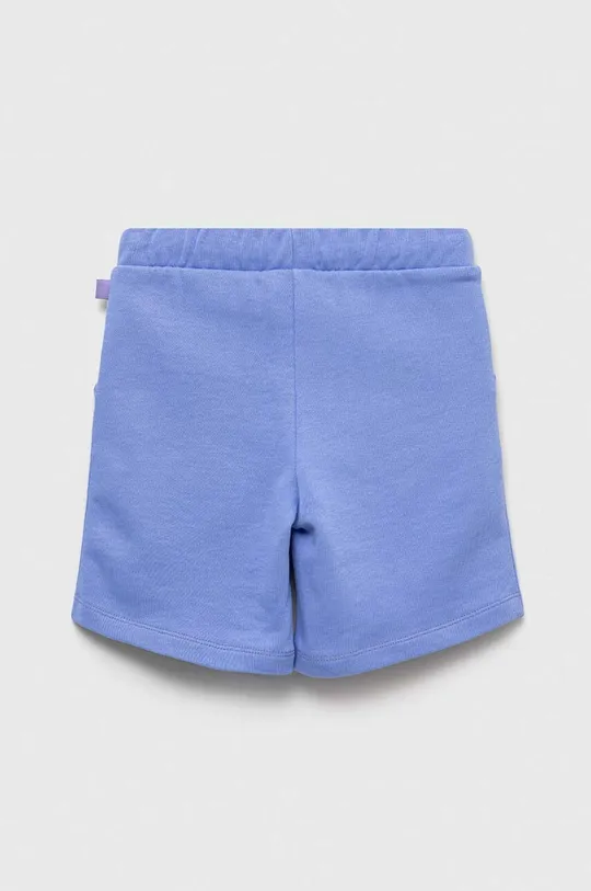 Otroške bombažne kratke hlače United Colors of Benetton vijolična