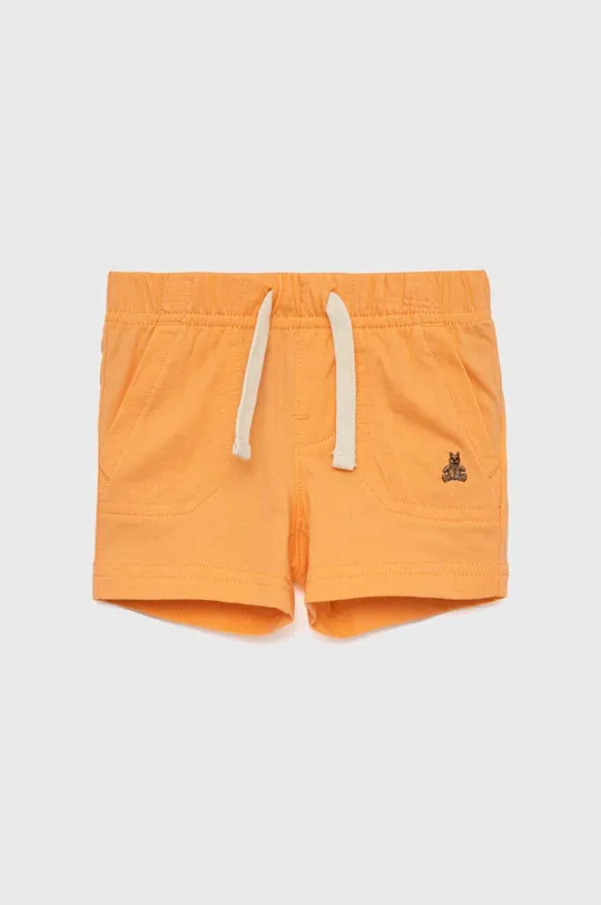 oranžna Otroške bombažne kratke hlače GAP Otroški