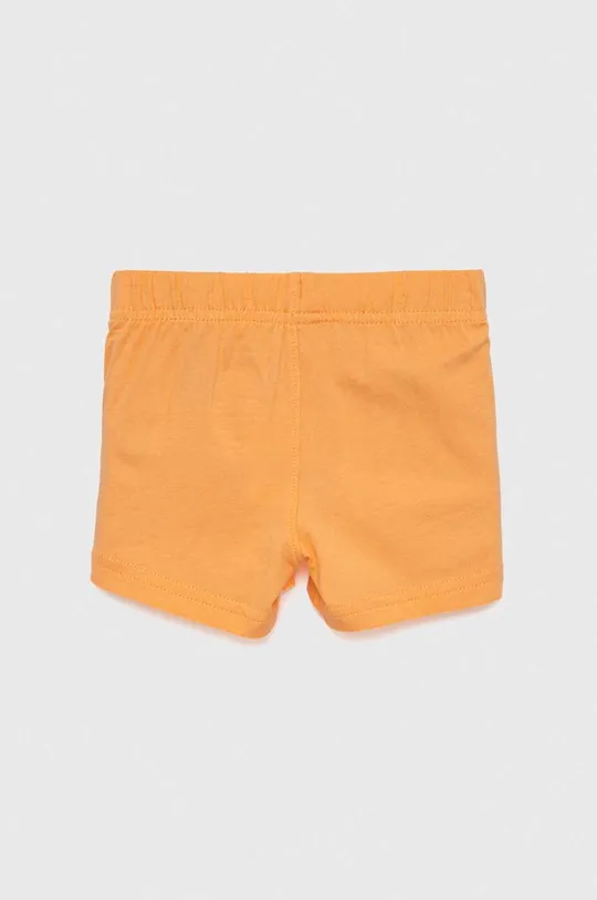 Otroške bombažne kratke hlače GAP oranžna