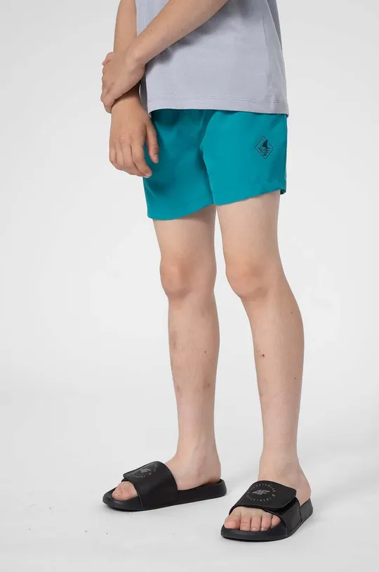 tyrkysová Detské krátke nohavice 4F M018