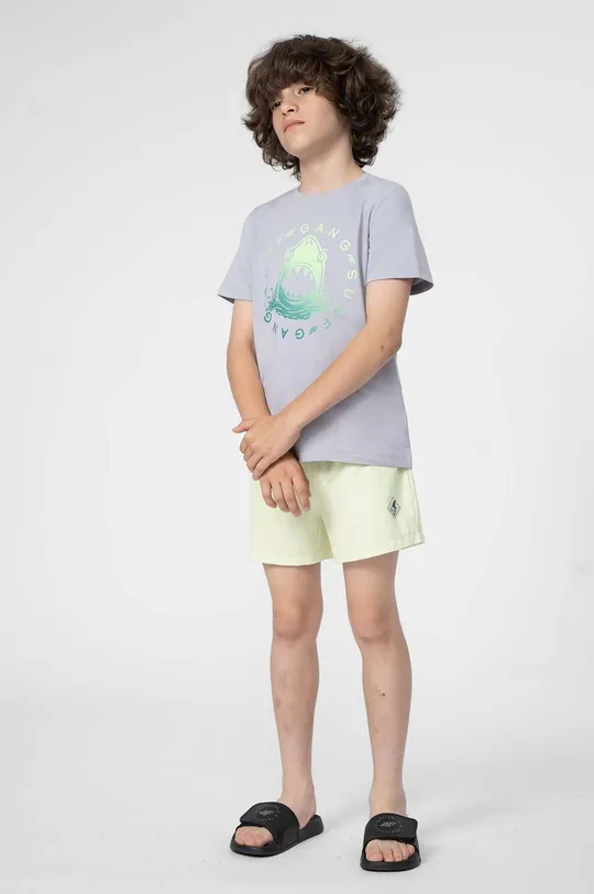 zelená Detské krátke nohavice 4F M018 Detský