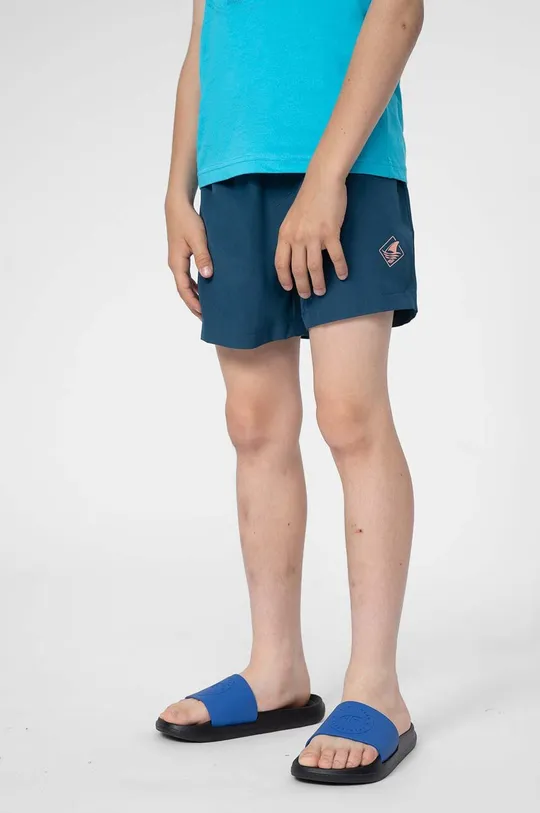 modrá Detské krátke nohavice 4F M018