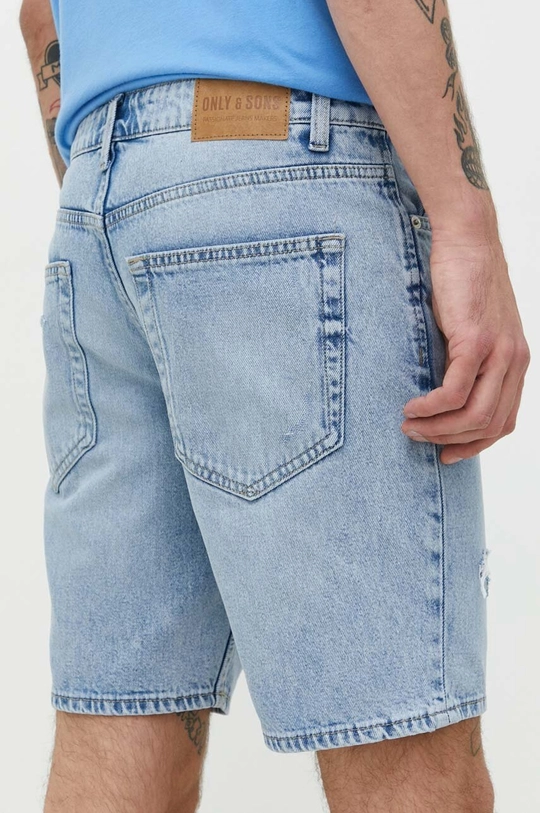 Only & Sons szorty jeansowe 100 % Bawełna