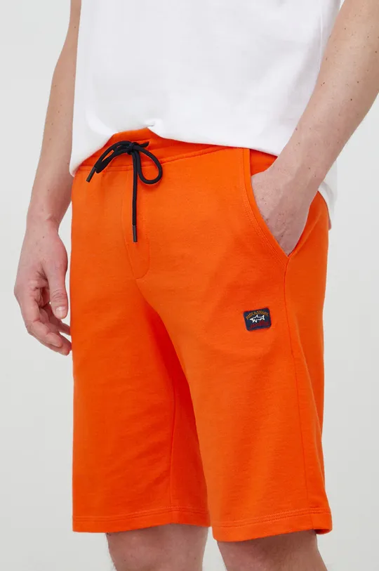 narančasta Pamučne kratke hlače Paul&Shark Muški