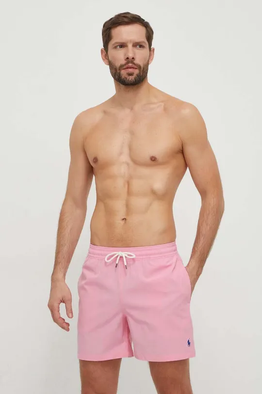 ροζ Σορτς κολύμβησης Polo Ralph Lauren Ανδρικά
