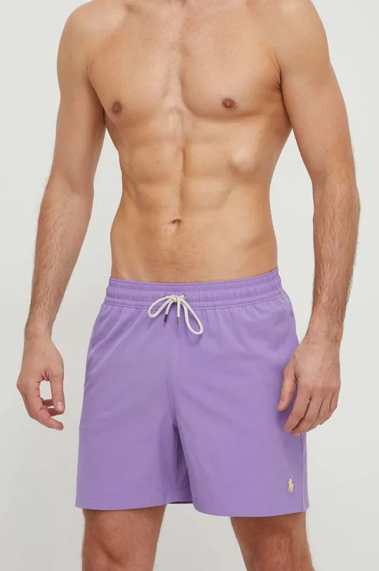 Kratke hlače za kupanje Polo Ralph Lauren ljubičasta