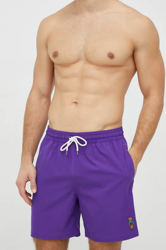 купальные шорты Polo Ralph Lauren фиолетовой