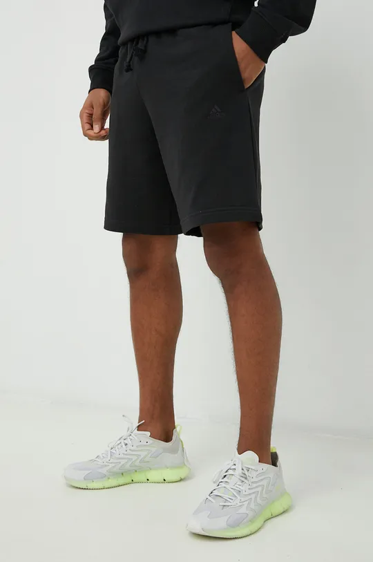 črna Kratke hlače adidas Moški