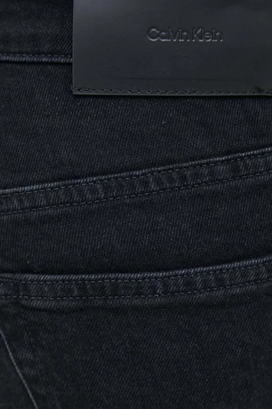 čierna Rifľové krátke nohavice Calvin Klein